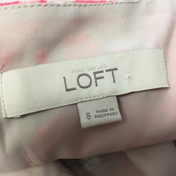 𝅺pretty Ann Taylor LOFT Rayon & Silk Blend Dress - Picture 8 of 13